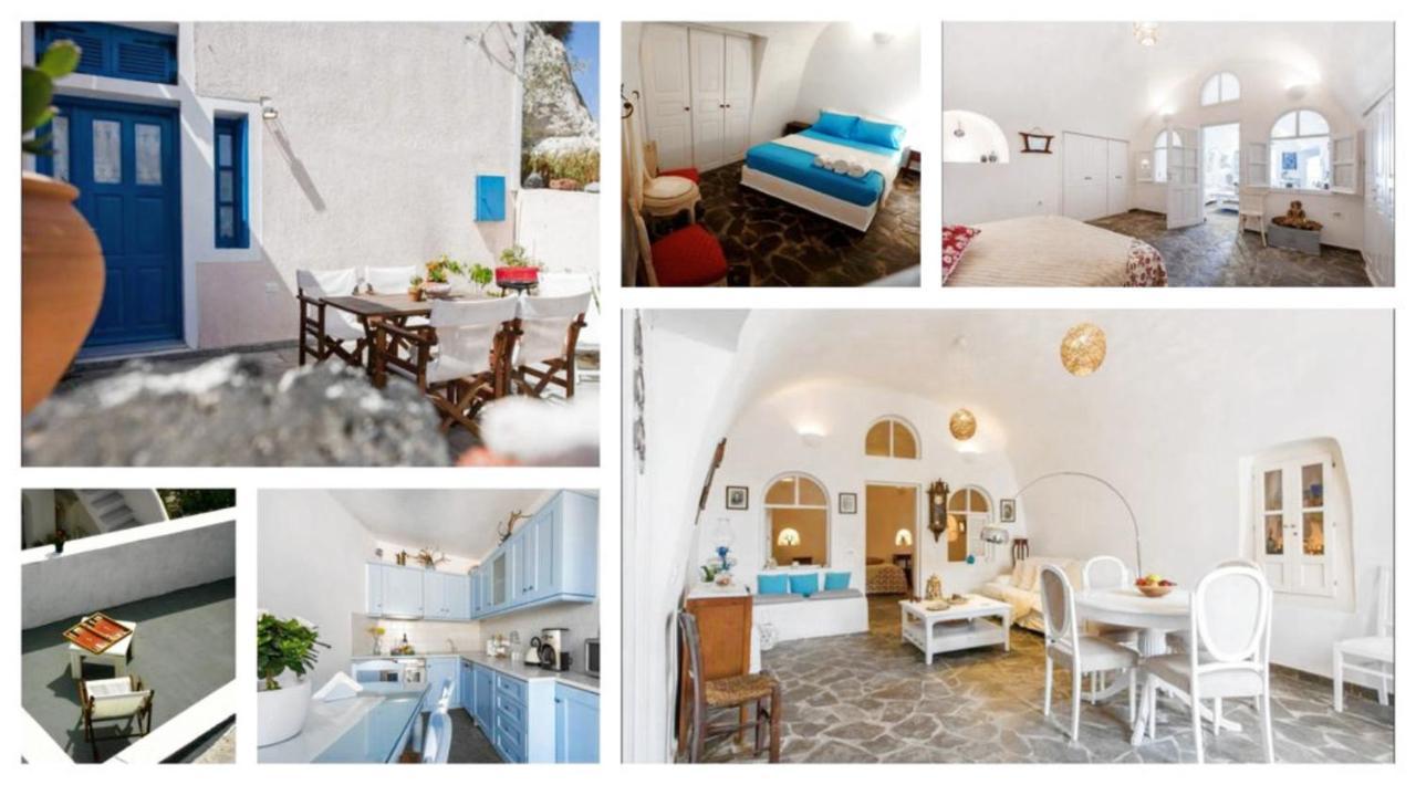 Вилла Bioclimatic Cave House Santorini Вотон Экстерьер фото