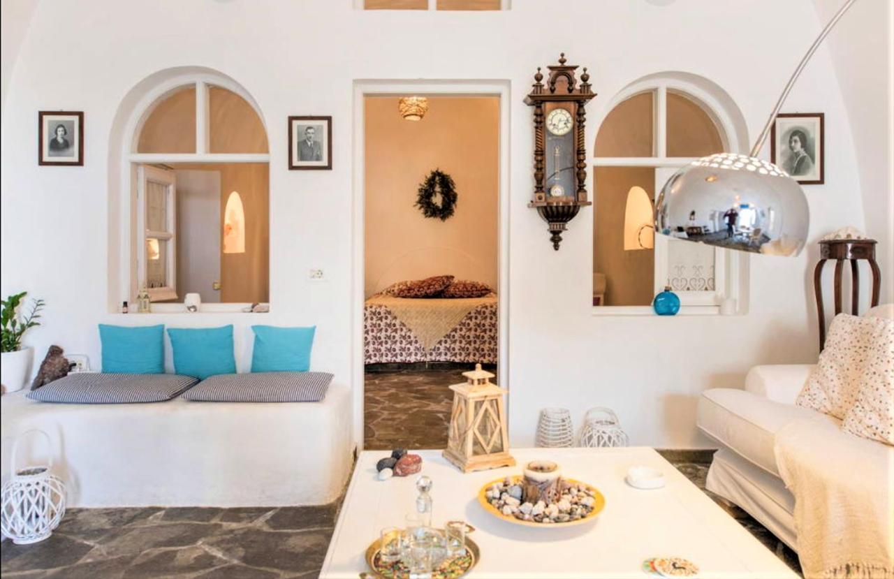 Вилла Bioclimatic Cave House Santorini Вотон Экстерьер фото