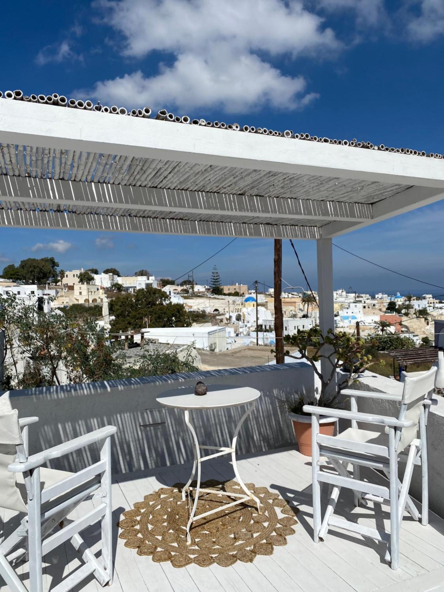 Вилла Bioclimatic Cave House Santorini Вотон Экстерьер фото