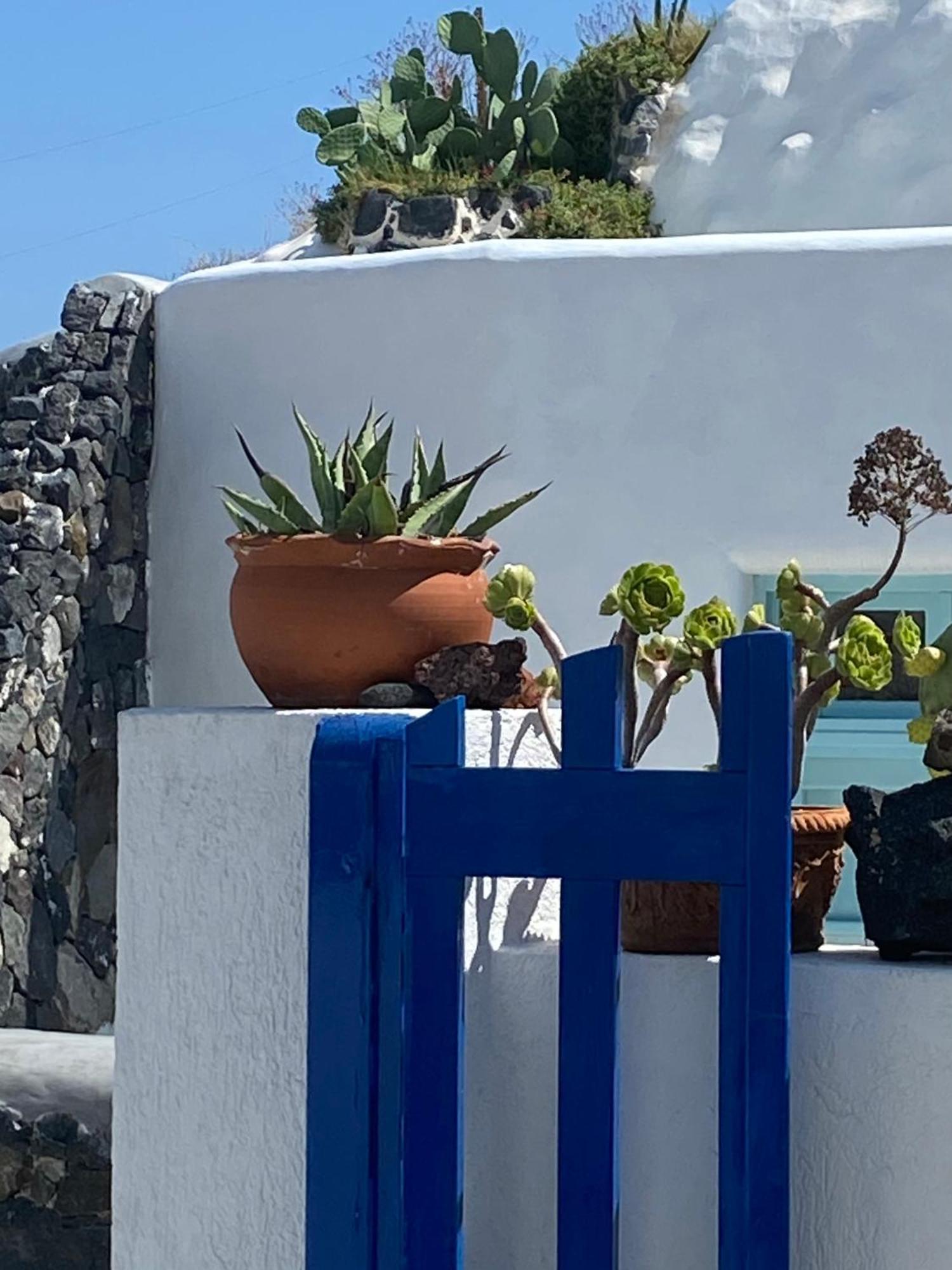 Вилла Bioclimatic Cave House Santorini Вотон Экстерьер фото